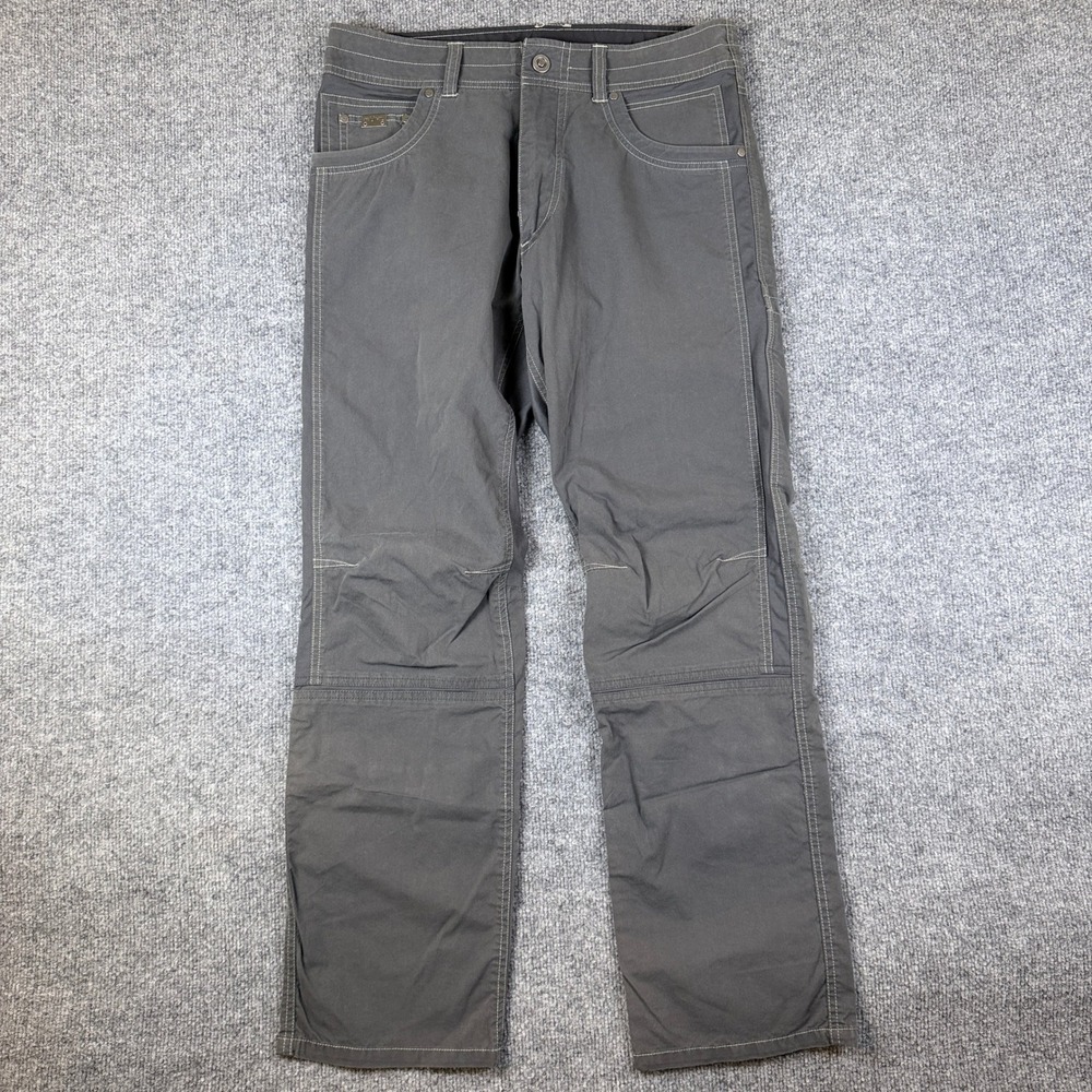 Kuhl Radikl Pants Mens 32x30 Gray Hiking Outdoor Trail Camping Lightweight 5109
